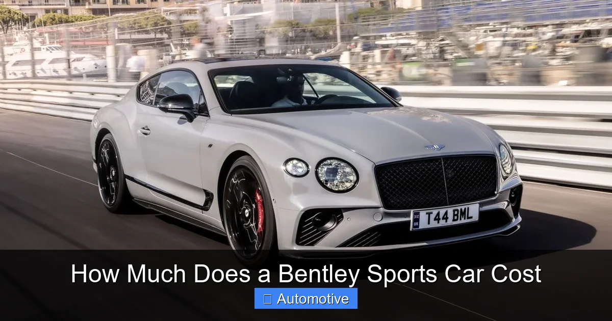 How Much Does a Bentley Sports Car Cost