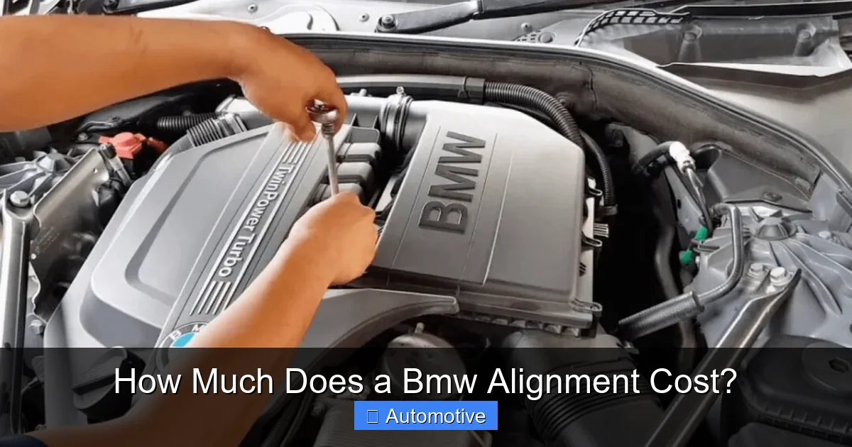 How Much Does a Bmw Alignment Cost?