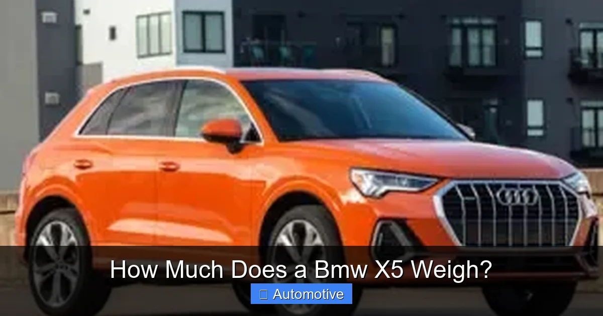 How Much Does a Bmw X5 Weigh?