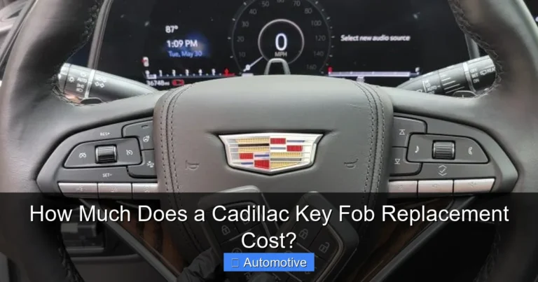 How Much Does a Cadillac Key Fob Replacement Cost?