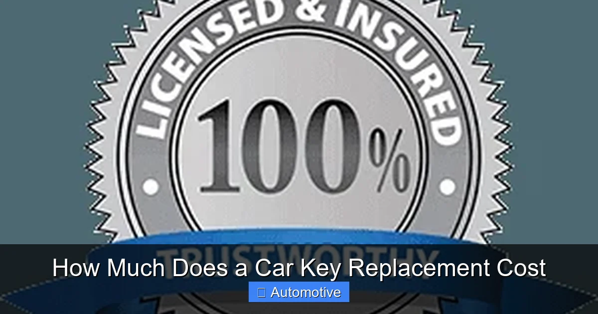 How Much Does a Car Key Replacement Cost