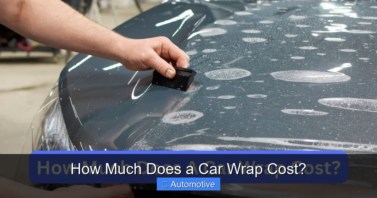 How Much Does a Car Wrap Cost?