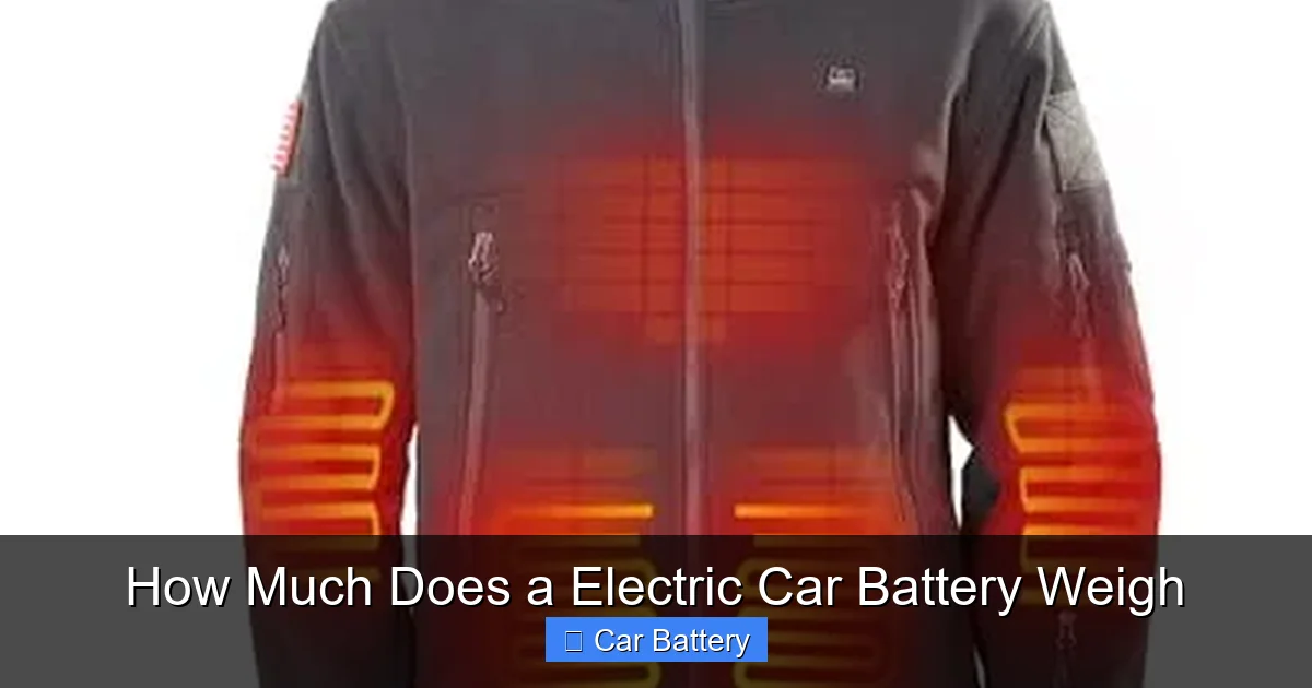 How Much Does a Electric Car Battery Weigh