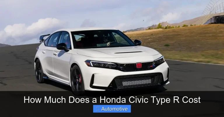 How Much Does a Honda Civic Type R Cost