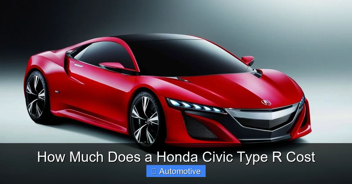 How Much Does a Honda Civic Type R Cost