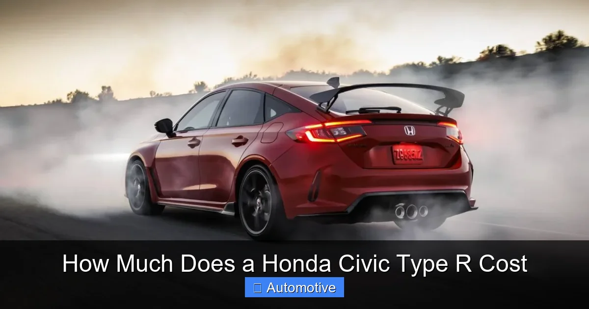 How Much Does a Honda Civic Type R Cost