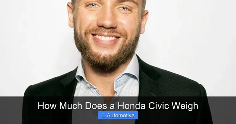How Much Does a Honda Civic Weigh