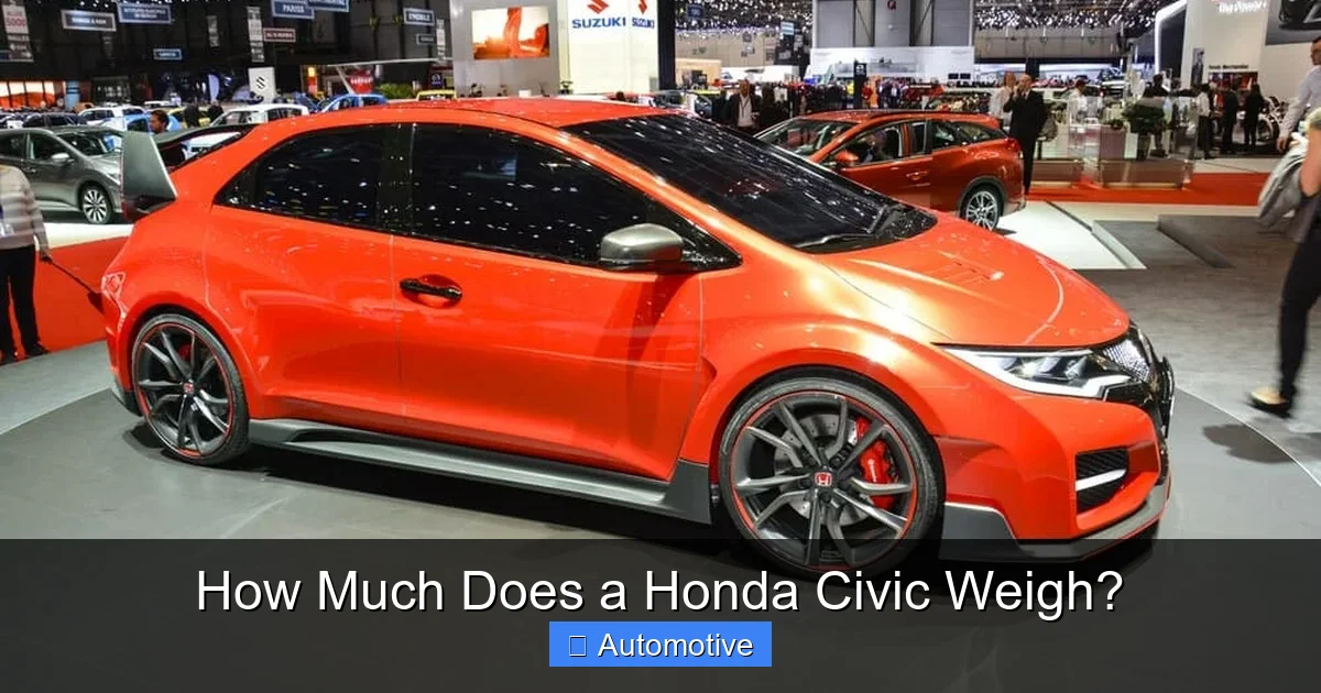 How Much Does a Honda Civic Weigh?
