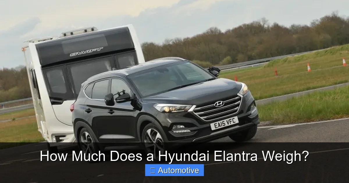 How Much Does a Hyundai Elantra Weigh?