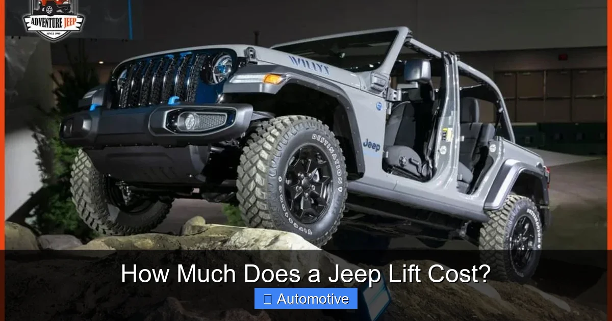 How Much Does a Jeep Lift Cost?