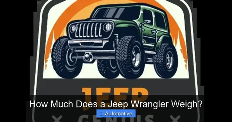 How Much Does a Jeep Wrangler Weigh?