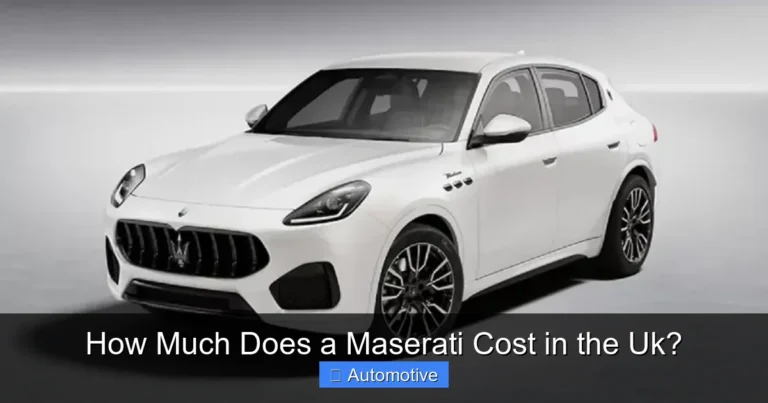 How Much Does a Maserati Cost in the Uk?