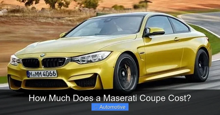 How Much Does a Maserati Coupe Cost?