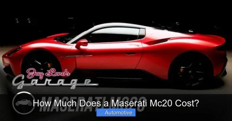 How Much Does a Maserati Mc20 Cost?