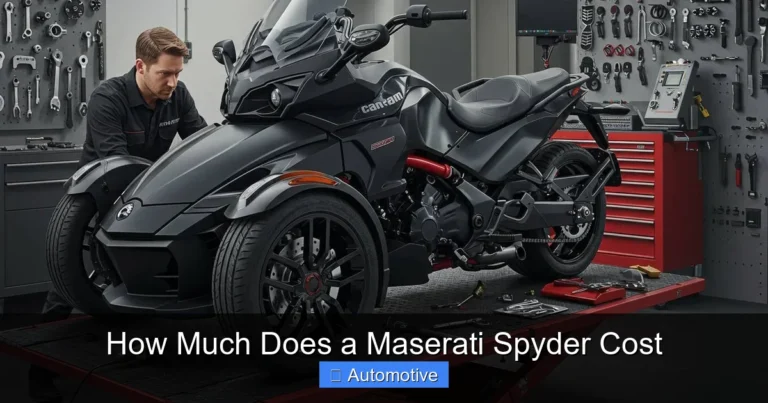 How Much Does a Maserati Spyder Cost