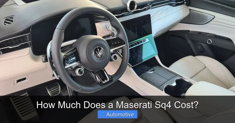 How Much Does a Maserati Sq4 Cost?
