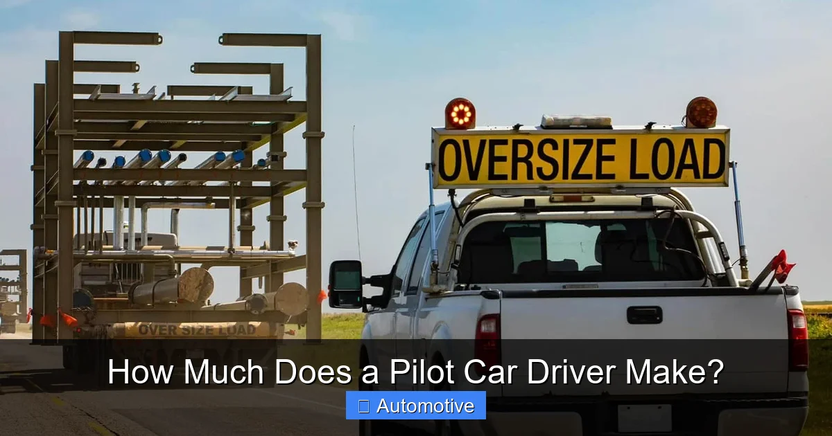 How Much Does a Pilot Car Driver Make?