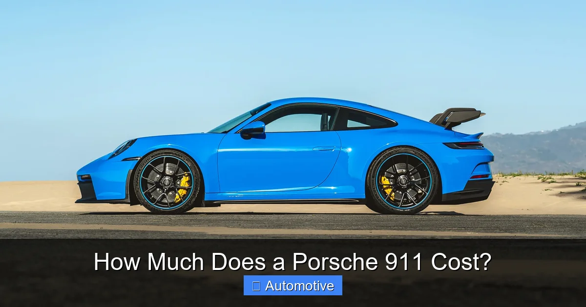 How Much Does a Porsche 911 Cost?