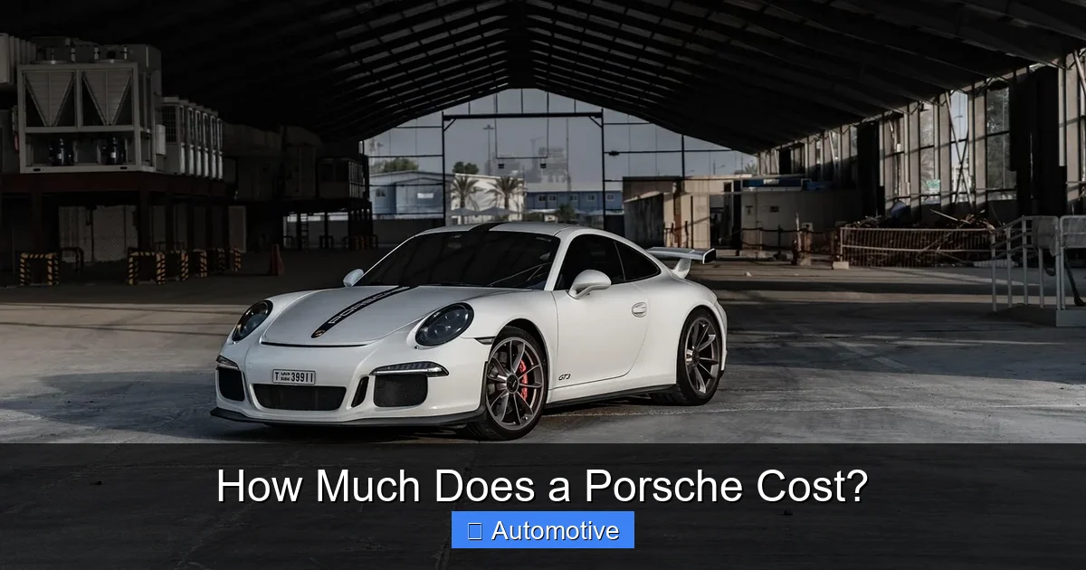 How Much Does a Porsche Cost?