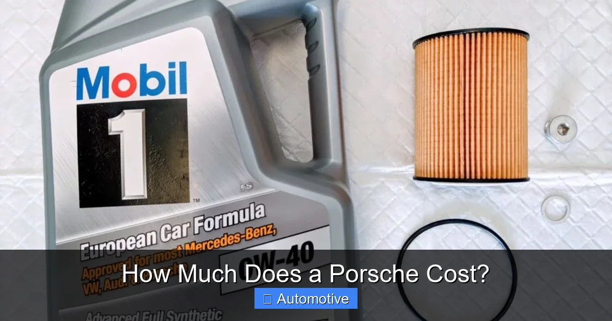 How Much Does a Porsche Cost?