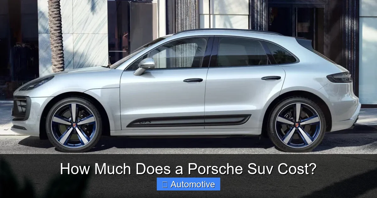 How Much Does a Porsche Suv Cost?