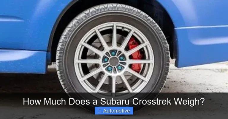 How Much Does a Subaru Crosstrek Weigh?