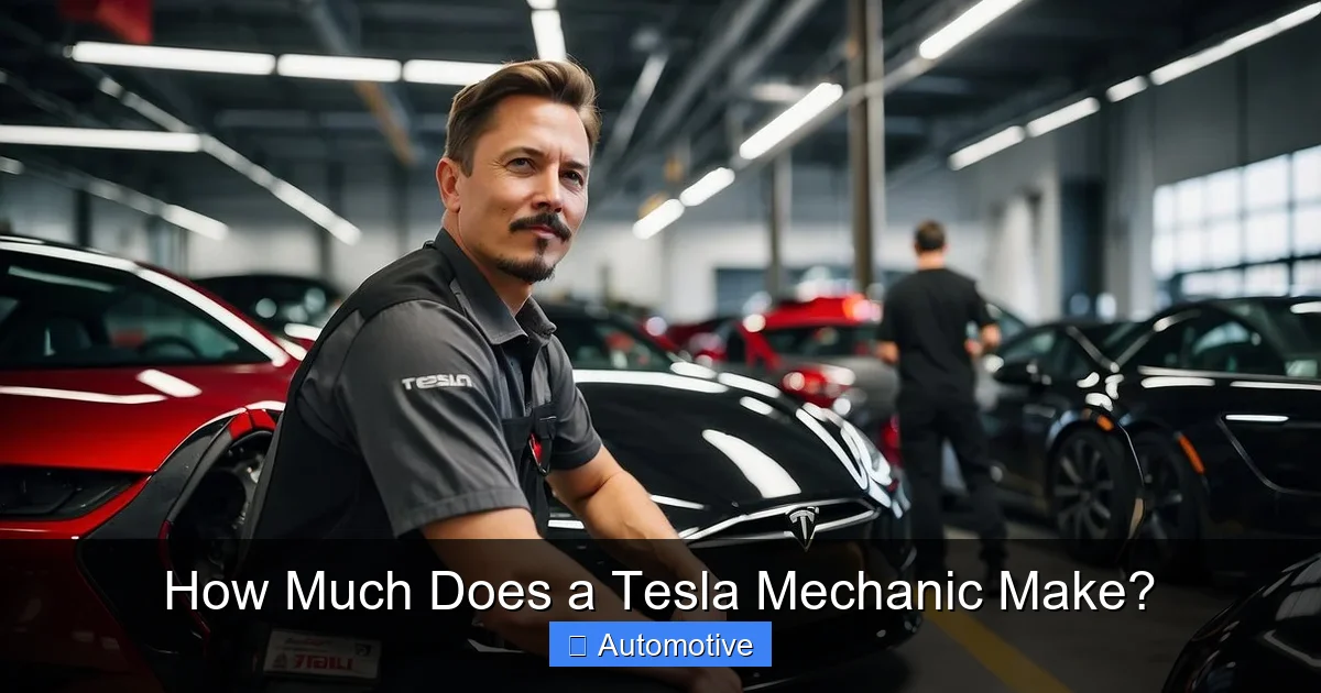 How Much Does a Tesla Mechanic Make?