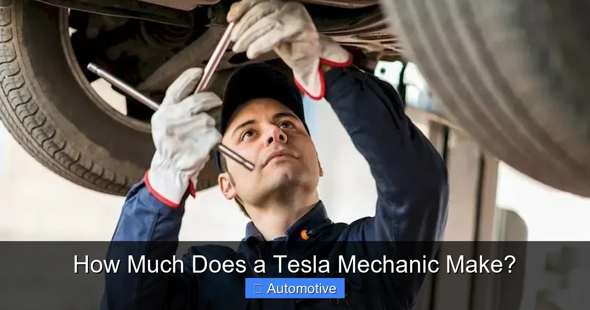 How Much Does a Tesla Mechanic Make?