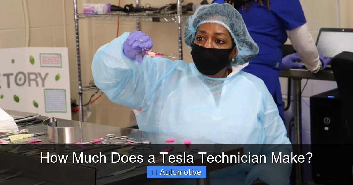 How Much Does a Tesla Technician Make?