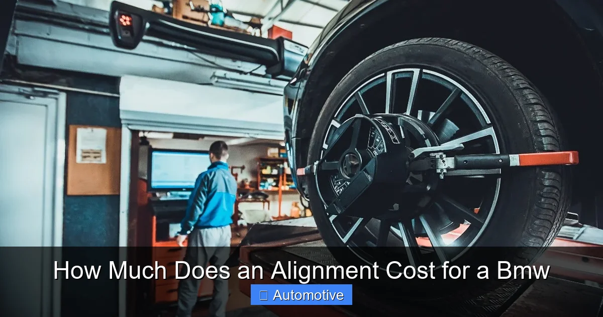 How Much Does an Alignment Cost for a Bmw