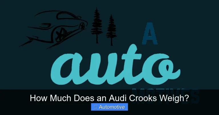 How Much Does an Audi Crooks Weigh?