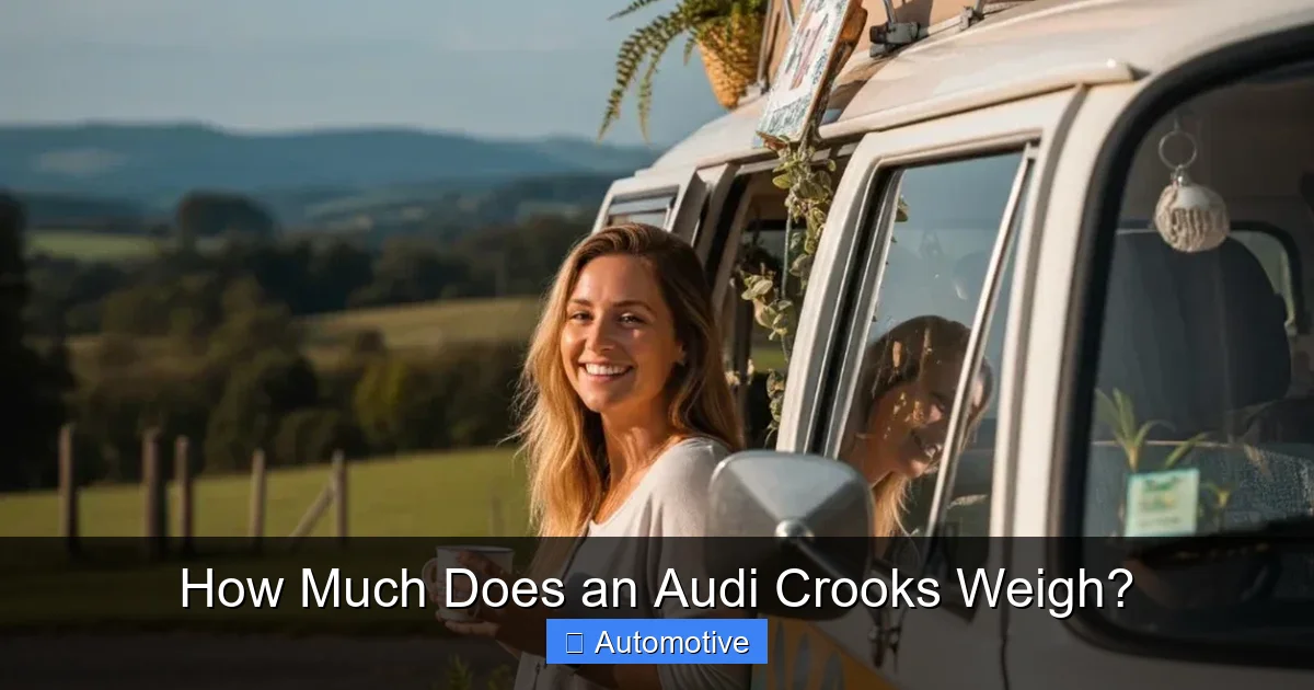 How Much Does an Audi Crooks Weigh?
