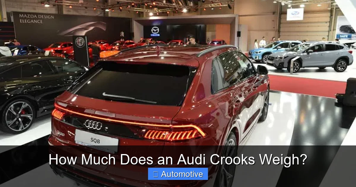 How Much Does an Audi Crooks Weigh?
