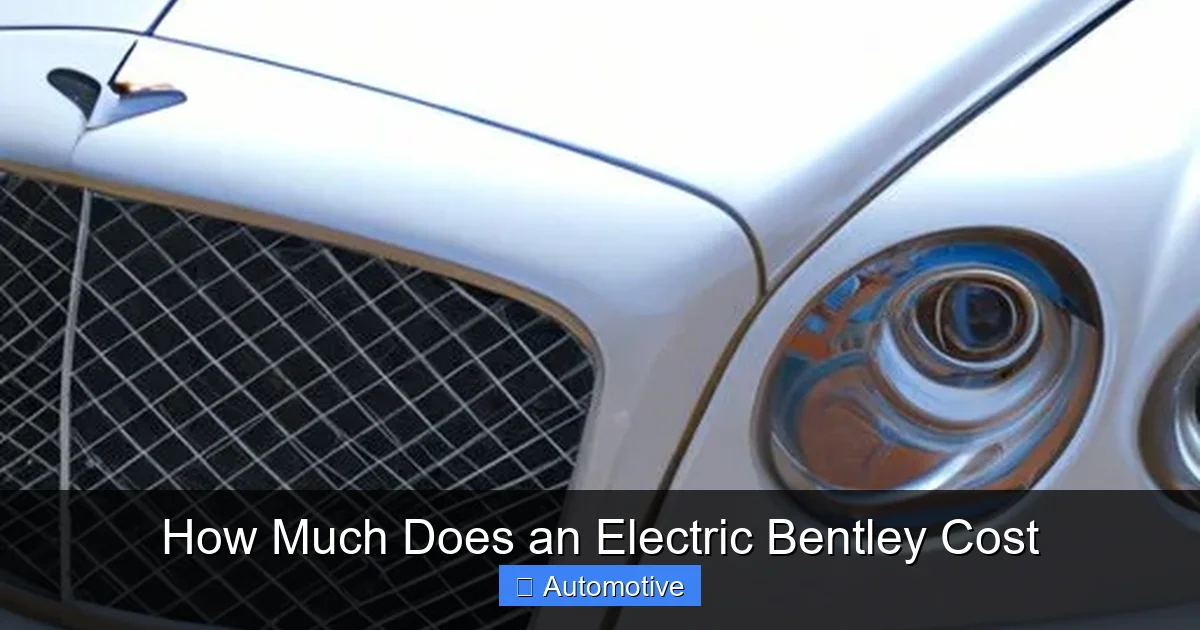 How Much Does an Electric Bentley Cost
