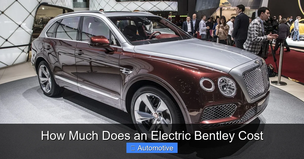 How Much Does an Electric Bentley Cost