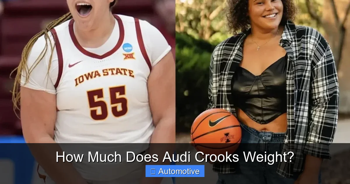 How Much Does Audi Crooks Weight?