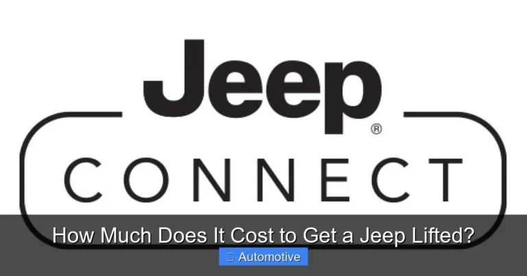 How Much Does It Cost to Get a Jeep Lifted?