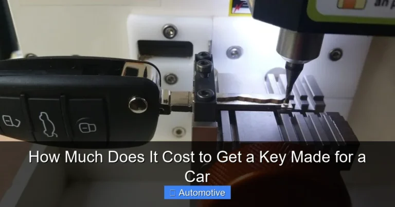 How Much Does It Cost to Get a Key Made for a Car