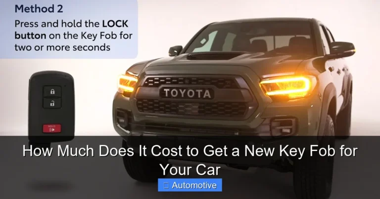 How Much Does It Cost to Get a New Key Fob for Your Car