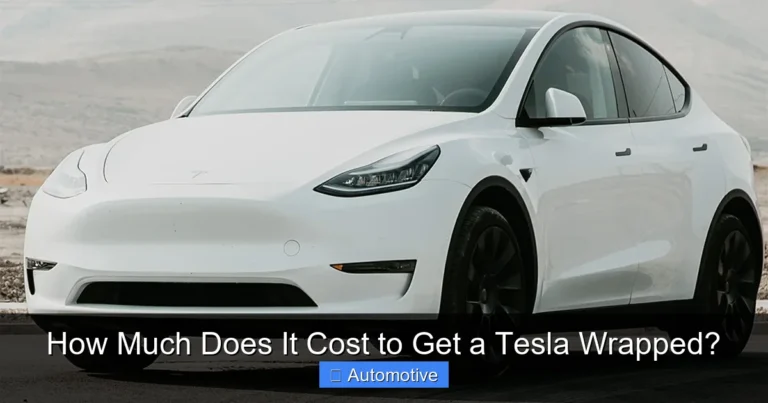 How Much Does It Cost to Get a Tesla Wrapped?