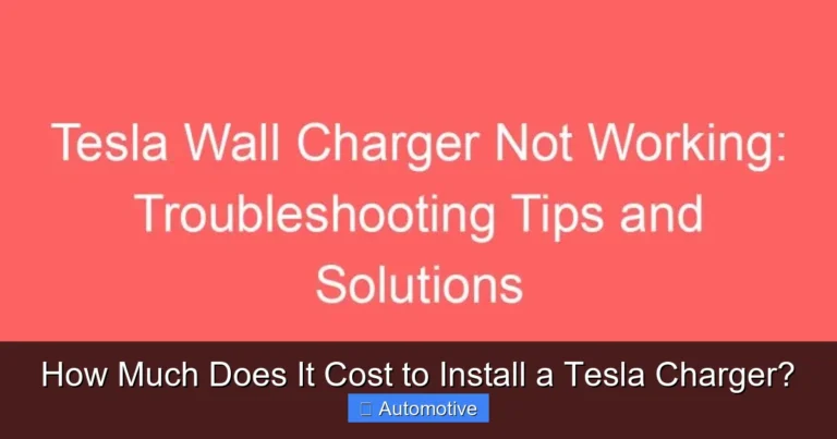How Much Does It Cost to Install a Tesla Charger?