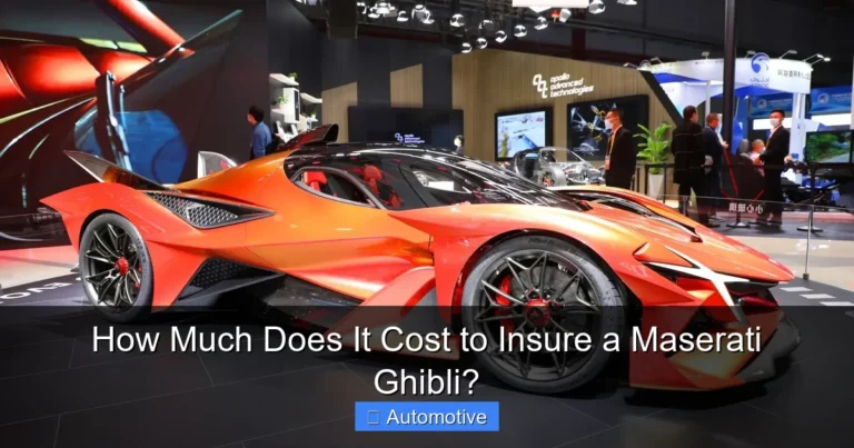 How Much Does It Cost to Insure a Maserati Ghibli?