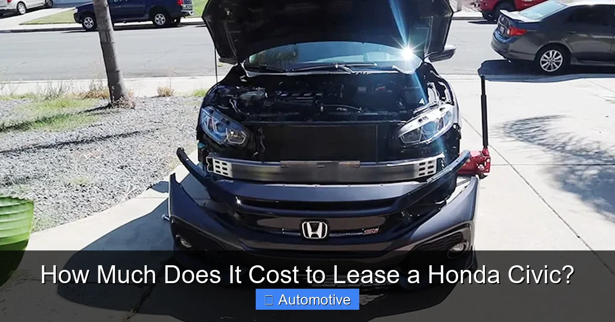 How Much Does It Cost to Lease a Honda Civic?