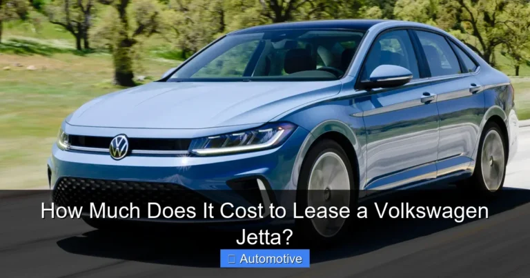 How Much Does It Cost to Lease a Volkswagen Jetta?