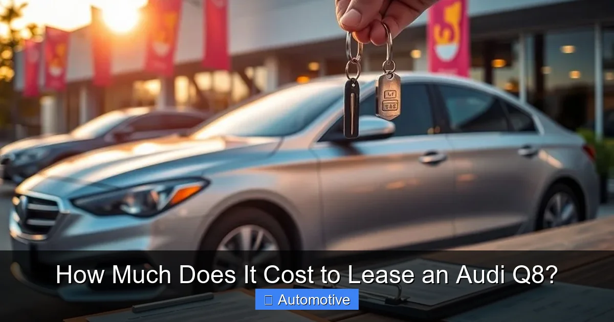 How Much Does It Cost to Lease an Audi Q8?