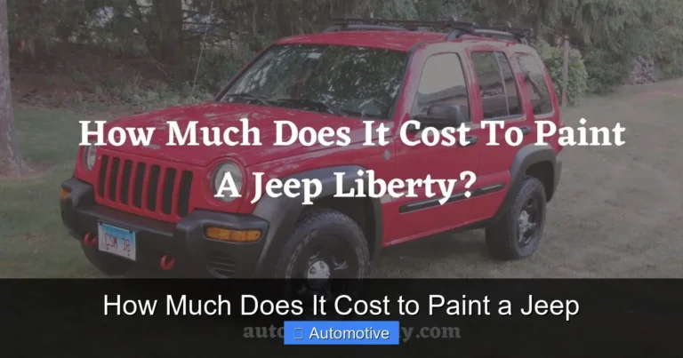 How Much Does It Cost to Paint a Jeep