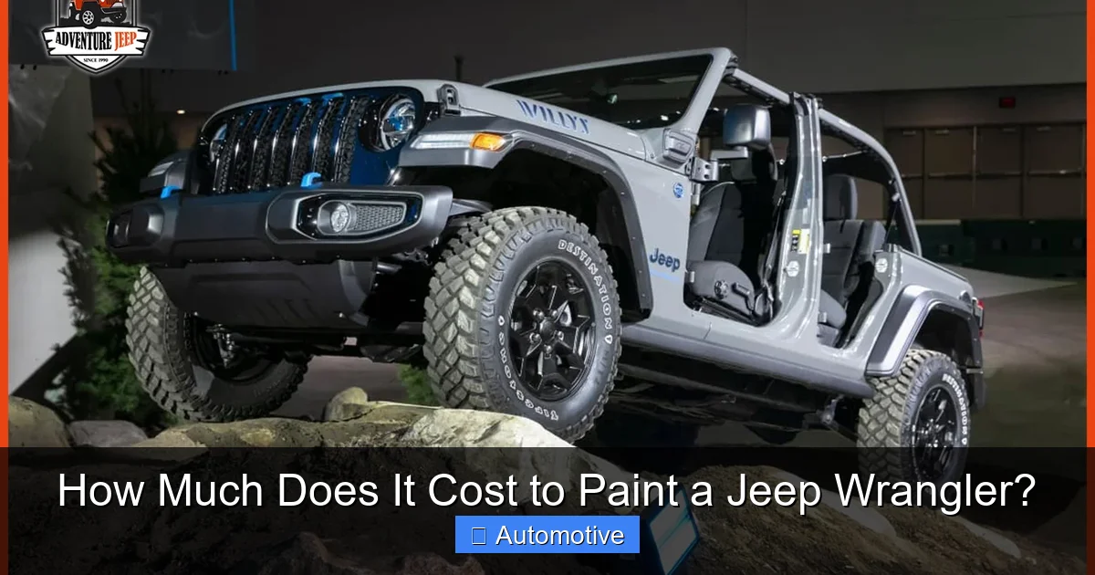 How Much Does It Cost to Paint a Jeep Wrangler?