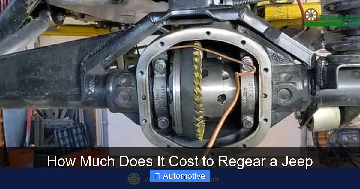 How Much Does It Cost to Regear a Jeep