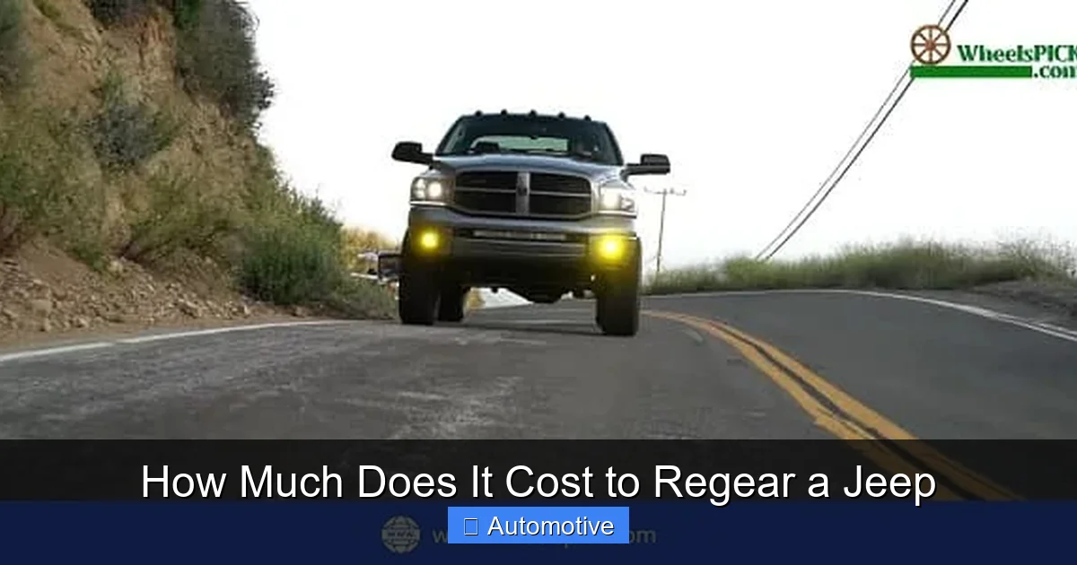 How Much Does It Cost to Regear a Jeep