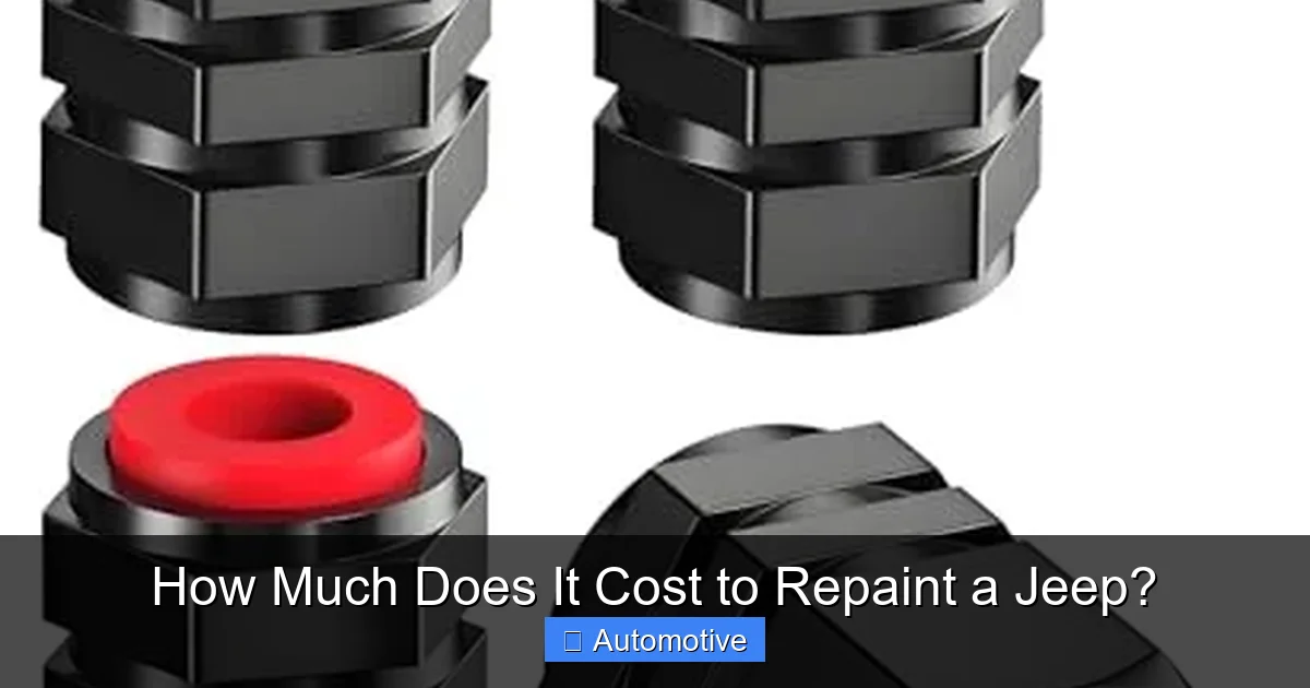 How Much Does It Cost to Repaint a Jeep?